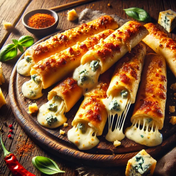 Pizza štangle so syrom a nivou
